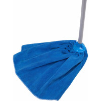 Насадка МОП для швабры LAIMA ЮБОЧКА из микрофибры, крепление еврорезьба, длина 30 см, 607461