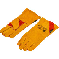 Спилковые краги ГРЕНАДЕР желтые, размер 11 ВИ-кра00811