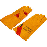 Спилковые краги ГРЕНАДЕР желтые, размер 11 ВИ-кра00811