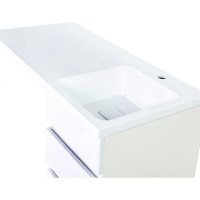 Напольная тумба с правой раковиной под стиральную машину ORANGE OPTIMA OP-40TUW+RAR