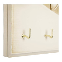 Настенная ключница BOGACHO Птичка Терра Бранч бежевого цвета 73001/кремовый