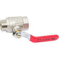 Шаровый усиленный кран Rvc 3/4" в/н ручка 00208