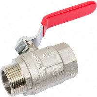 Шаровый усиленный кран Rvc 3/4" в/н ручка 00208