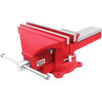 Стальные тиски FORCEKRAFT поворотные с наковальней 47015 FK-6540110