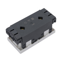 Розетка LK Studio с заземляющим контактом, двойная, под углом 45 градусов, белый, LK45 851704-1