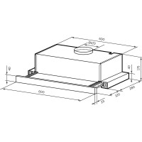 Вытяжка Lex HONVER G 2M 600 WHITE TRHI000011