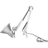 Настольный светильник General Lighting Systems на струбцине Е27, 700х168мм, серебристый GTL-044 800144