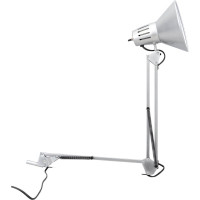 Настольный светильник General Lighting Systems на струбцине Е27, 700х168мм, серебристый GTL-044 800144