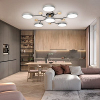 Светодиодная диммируемая люстра RITTER Scandia с ДУ 970х60мм 84Вт серая 52079 5