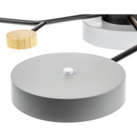 Светодиодная диммируемая люстра RITTER Scandia с ДУ 970х60мм 84Вт серая 52079 5