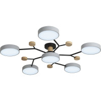 Светодиодная диммируемая люстра RITTER Scandia с ДУ 970х60мм 84Вт серая 52079 5