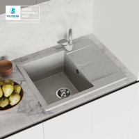 Кухонная мойка мраморная Polygran цвет серый Gals-620 №14 444508