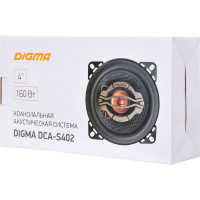 Автомобильные колонки DIGMA без решетки 160 Вт, 86дБ (4 дюйм), комплект 2 шт., коаксиал. 483575