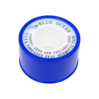 ФУМ-лента Blue Ocean 25 мм, 0,075 мм, 10 м BO/TSHT/075