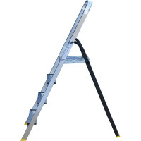 Комбинированная усиленная стремянка Алюмет 4 ступени Серия АМS7804