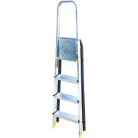Комбинированная усиленная стремянка Алюмет 4 ступени Серия АМS7804