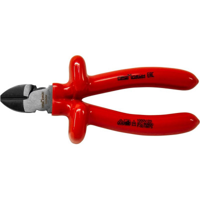 Боковые кусачки Промлайн диэлектрические, 160мм, обливные рук. до1000В, 1 слойн ПЛ0210303160_z022