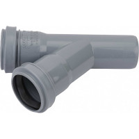 Канализационный тройник АТЛАС ПЛАСТ 45 град. DN 40 SPCT45040040