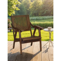 Кресло Мебелик Массив решетка, каркас орех 7761