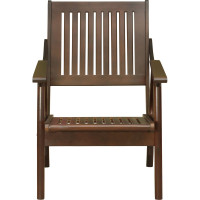 Кресло Мебелик Массив решетка, каркас орех 7761