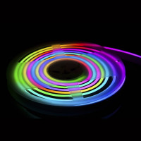 Гибкий неон MAKSILED 5В, 17.5Вт/м, 6x12мм, 96LED/м, IP33, RGB, мульти, 3 м ML-NF-6mm-RGB-Smart