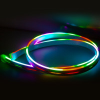 Гибкий неон MAKSILED 5В, 17.5Вт/м, 6x12мм, 96LED/м, IP33, RGB, мульти, 3 м ML-NF-6mm-RGB-Smart