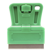 Набор скребков для чистки стеклокерамики Eurokitchen цвет зеленый, 4 шт. RS-16G