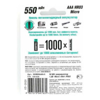 Аккумулятор ROBITON 2шт. 550MHAAA-2 DECT 13903