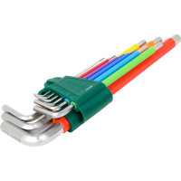 Шестигранники SATA 9 предметов цветные, пластиковый блистер S2 09103CH