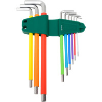 Шестигранники SATA 9 предметов цветные, пластиковый блистер S2 09103CH