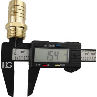 Штуцер для шлангов 1/2" НР х 20 мм, 2 шт HG 1649045