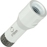 Коронка алмазная по керамограниту 16 мм, M14 на УШМ Diamond Industrial DIDKVP16M14