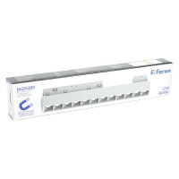 Светодиодный трековый низковольтный светильник FERON MGN300 12W, 1080 Lm, 4000К, 30 градусов, белый, 41928
