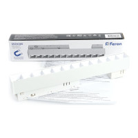 Светодиодный трековый низковольтный светильник FERON MGN300 12W, 1080 Lm, 4000К, 30 градусов, белый, 41928