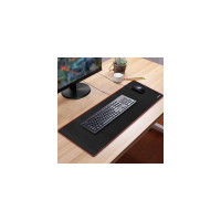 Компьютерный коврик для мыши и клавиатуры SONNEN BLACK TITAN XL большой 800x300x3 мм, черный 513615