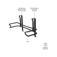 Подвесной держатель для бумажных полотенец Umbra Squire, черный 1005752-040