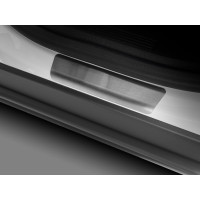 Накладки на пороги Rival Chevrolet Equinox III поколение 2017-н.в., нерж. сталь, 4 шт. NP.1007.3