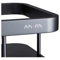 Полка для душа AM.PM Sense L прямая двухъярусная, черный A7453222