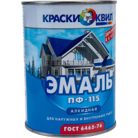 Эмаль Краски квил ПФ-115 (зеленая; банка 0,9 кг) 4607023390741