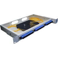 Оптический стоечный кросс Retic на 24 портов SC UPC в сборе CROSSO-24SC-U