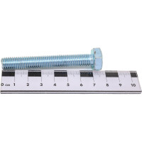 Болт МЕТАЛЛСЕРВИС М10x70, DIN 933, с полной резьбой, цинк, 10 шт. 1239000