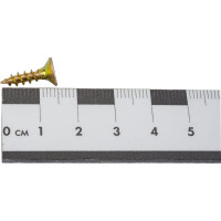 Универсальный саморез МЕТАЛЛСЕРВИС 4x16 желтый цинк, 1000 шт. 1240086