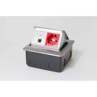 Люк на 2 поста SPL 45x45, алюминий, с металлической коробкой, IP44 300004