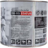 Краска атмосферостойкая Радугамалер STATUS ПФ-115 парижская зелень 1,8 кг 4650001278456