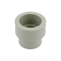 Переходная муфта ПОЛИТЭК внутр./внутр. 32/25 PPRC, серый 9000003225С