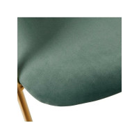 Стул BRADEX turin мятный с золотыми ножками FR 0912