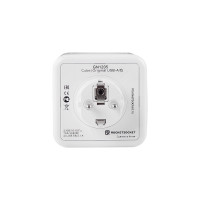 Разветвитель ROCKETSOCKET Cube Original 4 Euro 16A, 3 USB 2A+C с блоком 5В/3.0А  цвет серый GN1205