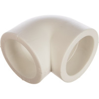 Угольник PRO AQUA PP-R 90 градусов, белый, 63 мм PA13018Pb