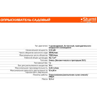 Садовый опрыскиватель Sturm GS8214G