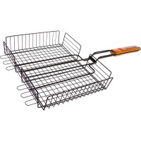 Решетка-гриль PALISAD Camping 250x310x65мм, объемная, антипригарное покрытие 69552